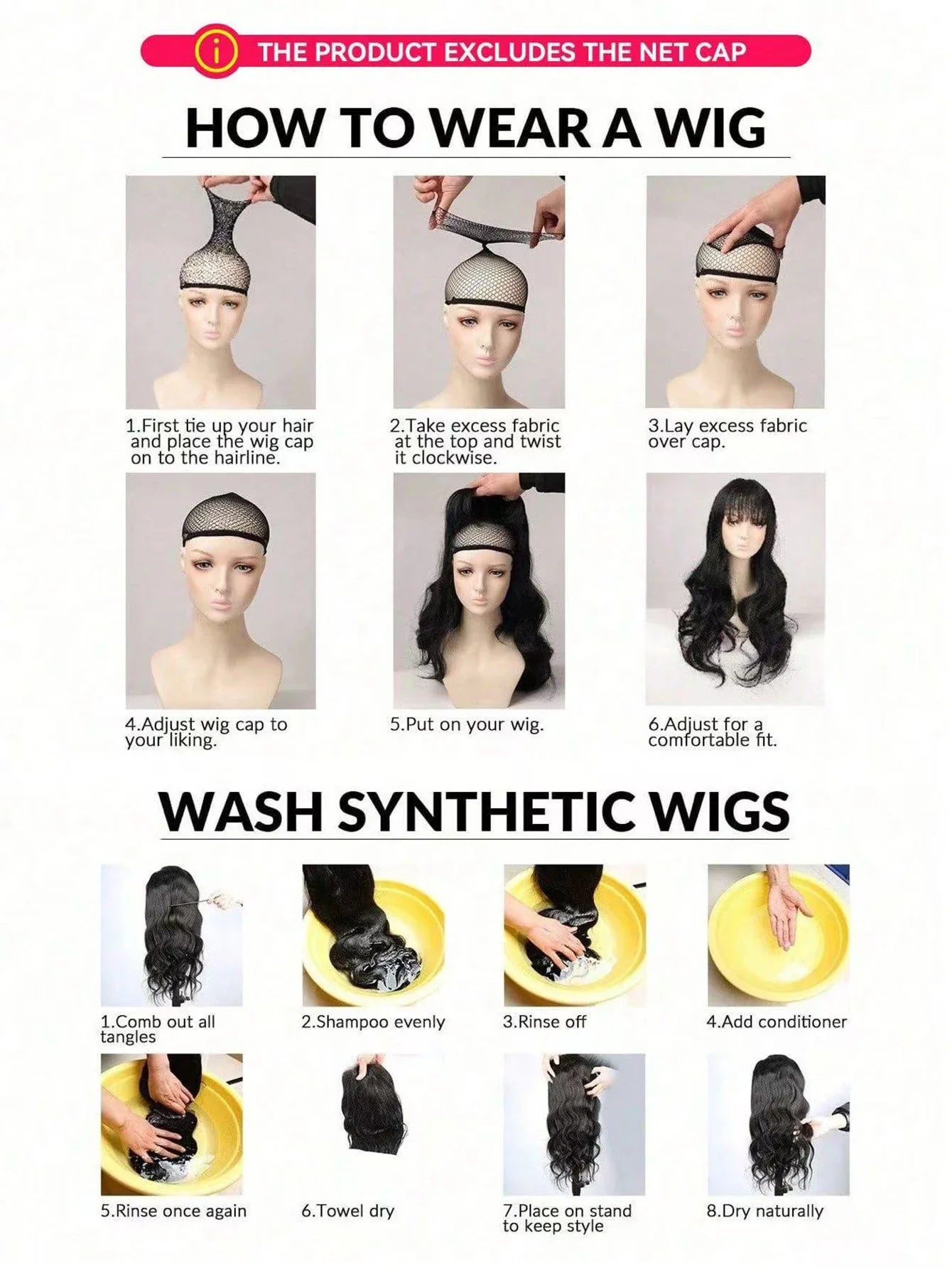 Short Pixie Wigs Short Brown Black Curly Pixie Wigs Synthetic Hair Wigs.