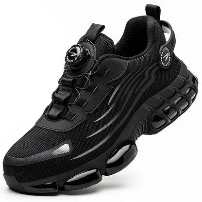 Waterproof Safety Boots, Indestructible Steel Toe Work Boots, Anti-smash Stab-resistant.