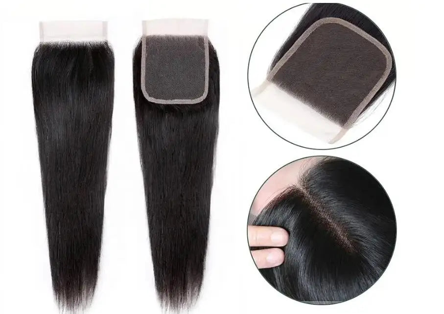 Pre-Plucked Straight & Body Wave 13x4 Transparent Lace Frontal | Remy Human Hair