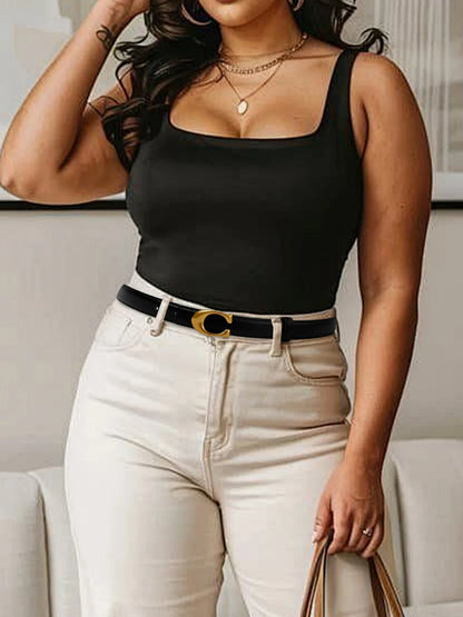Classic Simple plus Size Extended Women Belt, High-End Fashion Accessory for Dresses And Jeans.