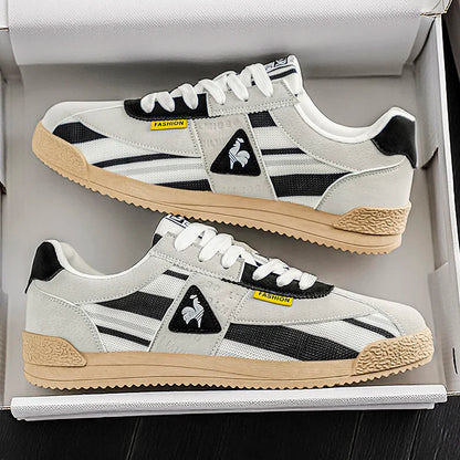 New Men Casual Shoes Fashion Sneakers Outdoor Jogging Breathable Lace-up Leisure Running Walking Comfortable Blade Loafers Brand