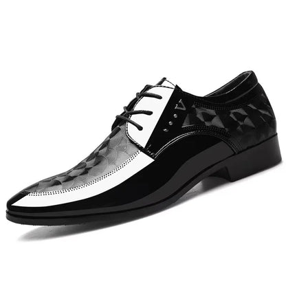 Men High-end Leather Shoes Business, Casual Leather Shoes Plus Size 39-47.