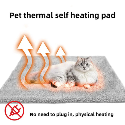 Self-Heating Pet Pads, Blanket, Puppy Pad Warm Cushion Mat for Cats Dogs Washable.