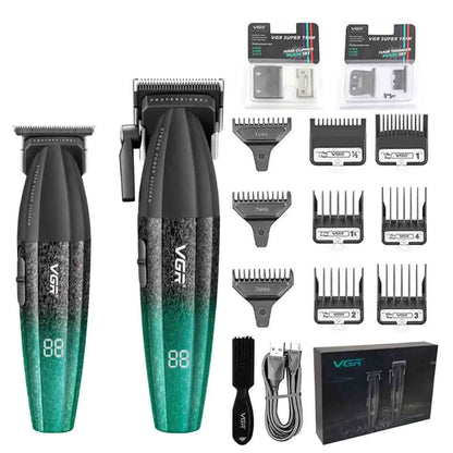VGR Hair Clipper Professional 9000RPM Hair Cutting Machine, Face Shaver, Reciprocating Beard Trimmer, Hair Trimmer for Men V-640 S3.