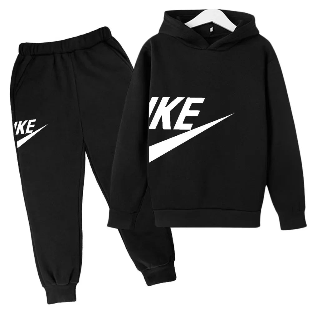Kids Clothes Boys & Girls Autumn Long Sleeve Hoodies & Pants 2 Pieces Sets.