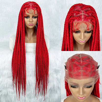 KIMA Colorful Braided Wig | Full Lace | Butterfly Locs & Dreadlocks Options