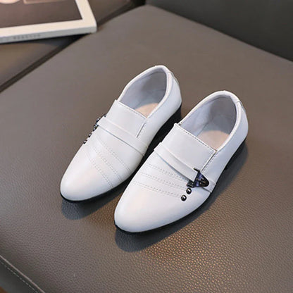 Spring Autumn Boy Leather Shoe, Fashion Causal  Slip-on Loafers.