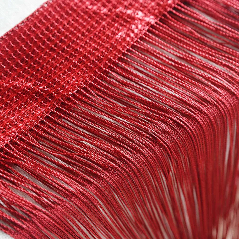 50cm X 200cm Thread Curtains Screen Ribbon String Divider Blind.