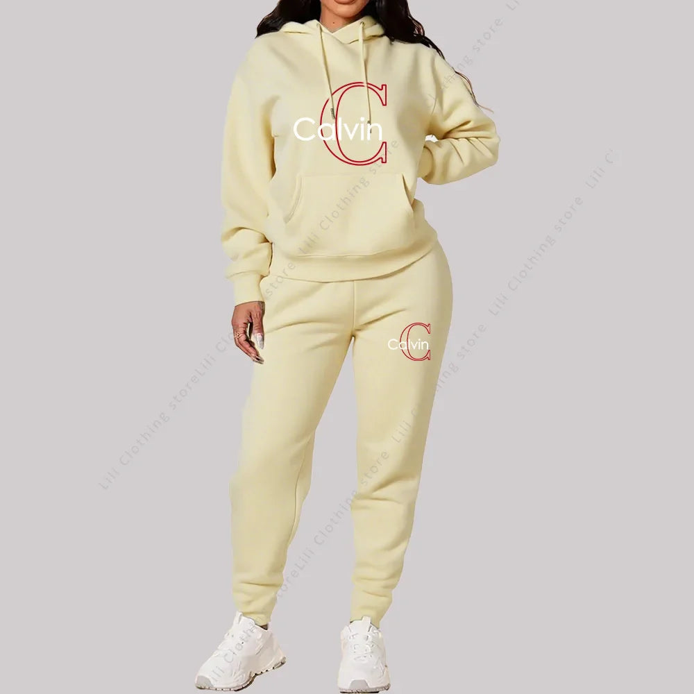 2025 New Ladies Aesthetic Designer Clothes, Trend Sportswear, Hoodies, Sweatpants, 2 piece Outfits.