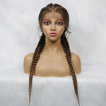 KIMA New Arrival 26" Braided Wig | Lace Front with Baby Hair