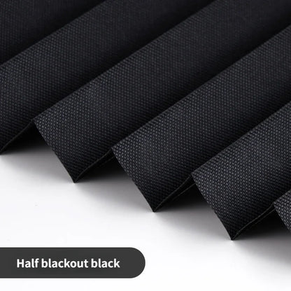 Self-adhesive Pleated Blinds, for Bathroom, Balcony Shades Half Blackout.