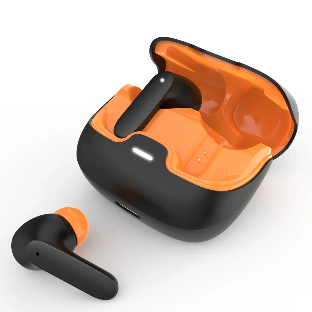 Bluetooth 5.4 TWS Wireless Bluetooth Earphones, Ultra-low Latency Dual Microphone Noise Cancelling.