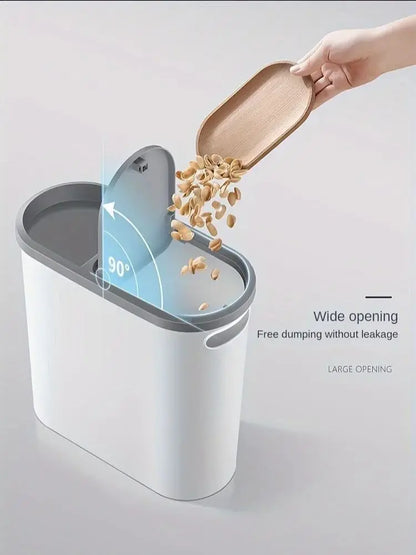 2/1 Pack Bathroom Trash Can, Small and Durable Trash Can with Built-in Handle, Easy to Clean Rust-proof.