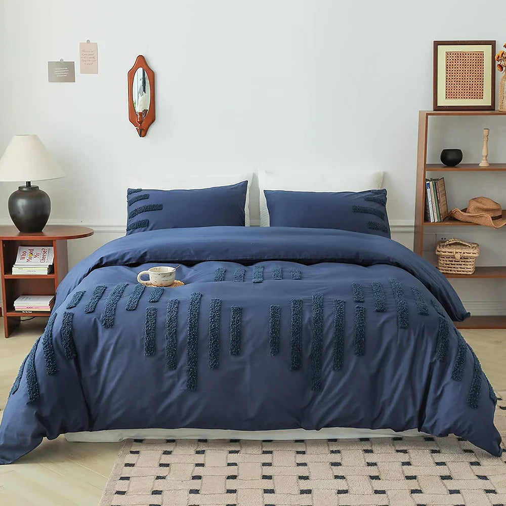 100% Cotton 3Pcs Complete Bedding Set