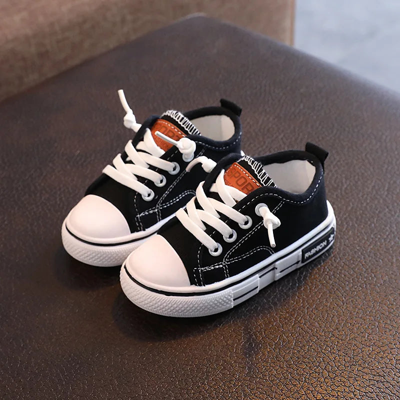 2025 New Children's Canvas Shoes, Fashion Baby Board Shoes, Girls' Breathable Shoes Boys' Casual Shoes.