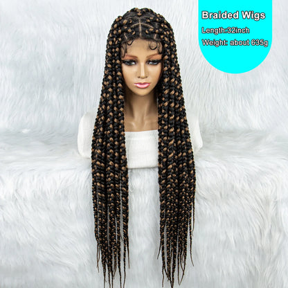 KIMA Colorful Braided Wig | Full Lace | Butterfly Locs & Dreadlocks Options