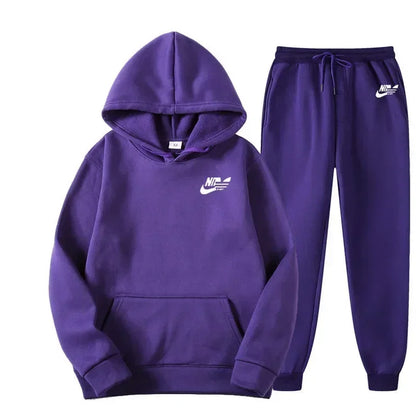 2025 Spring Autumn Men Casual Two Piece Sets, Sweatshirts Men Women Street Fashion Printed Sports Suit.