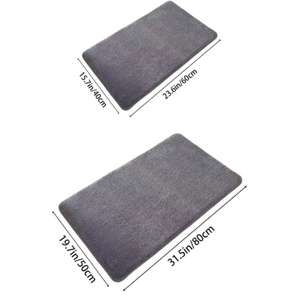 Super absorbent floor mat, anti slip coral velvet door mat