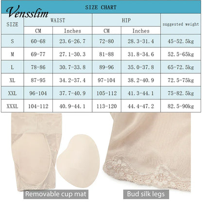 Women Butt Hip Enhancer Briefs. Seamless Underwear Body Shaper.