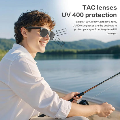 New 800W Camera AI Glasses, Color-Changing Smart Translation Glasses, Photo, Video Recording, Waterproof, Call Smart Sunglasses.