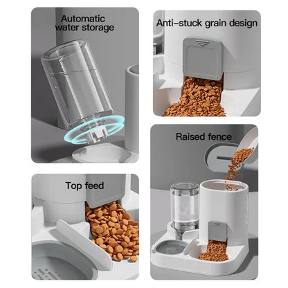 Automatic, Water Dispenser,Spill-Proof  One-Piece Design,