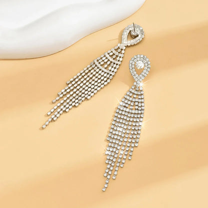 European and American fashion  high-end diamond-shaped  earrings, for everyday outfits