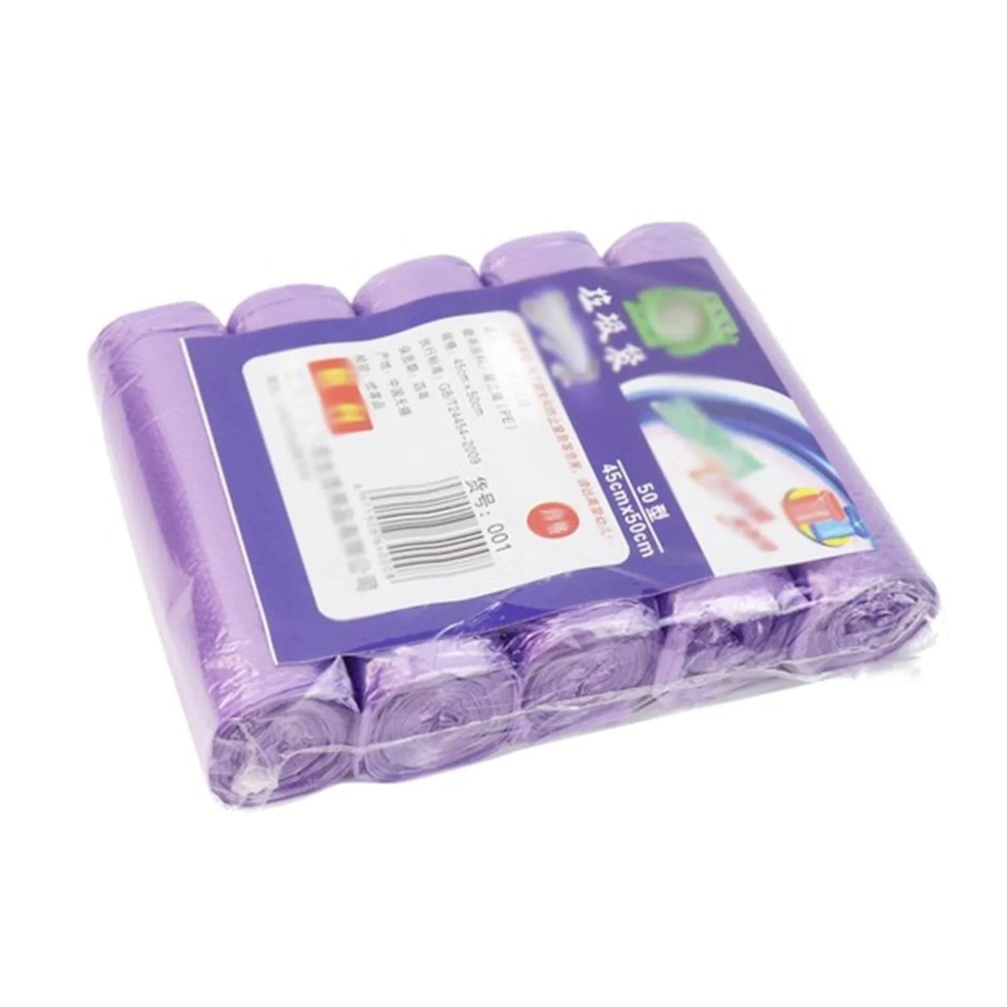 5 Rolls 100 Counts Disposable Small Trash Bags  Office Kitchen Waste