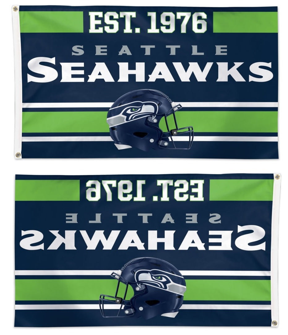 Seattle Seahawks Flag 3x5 Est 1976