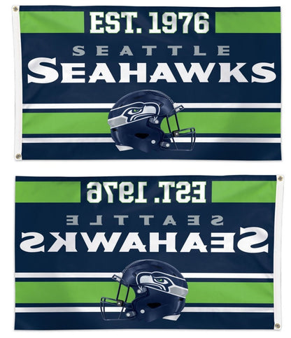 Seattle Seahawks Flag 3x5 Est 1976