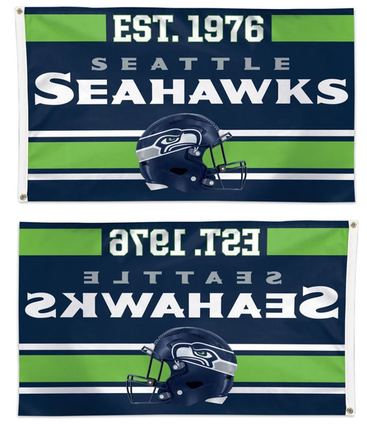 Seattle Seahawks Flag 3x5 Est 1976