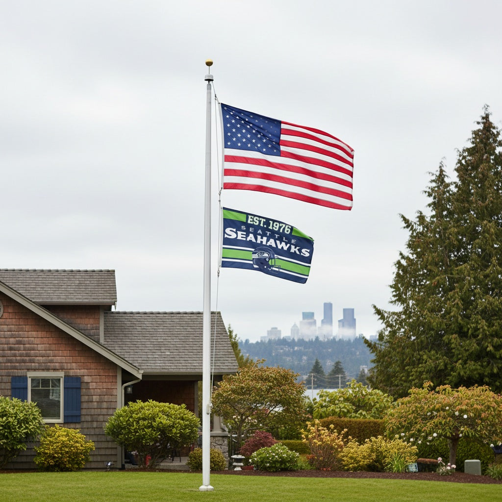 Seattle Seahawks Flag 3x5 Est 1976