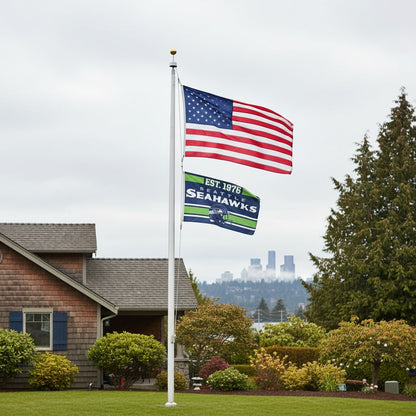 Seattle Seahawks Flag 3x5 Est 1976