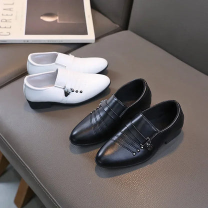 Spring, Autumn Shoes for Boys, Fashion Versatile Casual Slip-on  Shoes for School, Formal ,Performance.