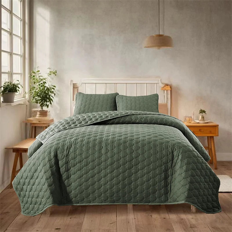 Soft Bedspreads Bed Coverlets Queen Quilt Bedding Pillow Shams,  Queen Size Coverlet