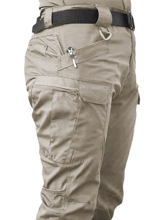 New Tactical Cargo Pants Men Outdoor Cargo Trousers, Multi-pocket Waterproof Pant Autumn Spring Outdoor Workwear Hiking Trousers.