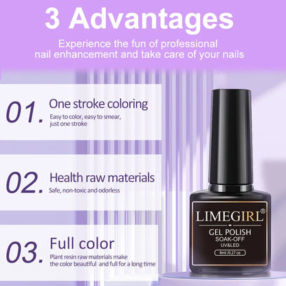 Nail Extension Kit Acrylic Gel Polish Nail UV LED Nail Lamp, Manicure Kit, Base Coat, Top Coat.