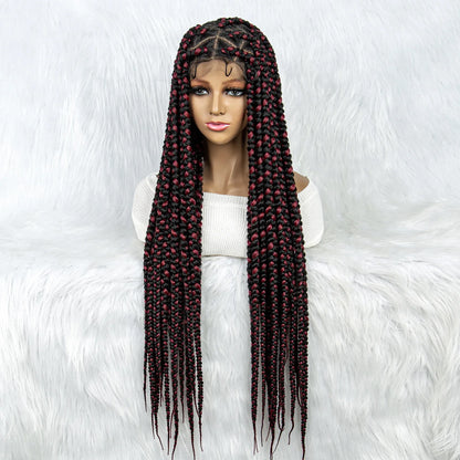 KIMA Colorful Braided Wig | Full Lace | Butterfly Locs & Dreadlocks Options