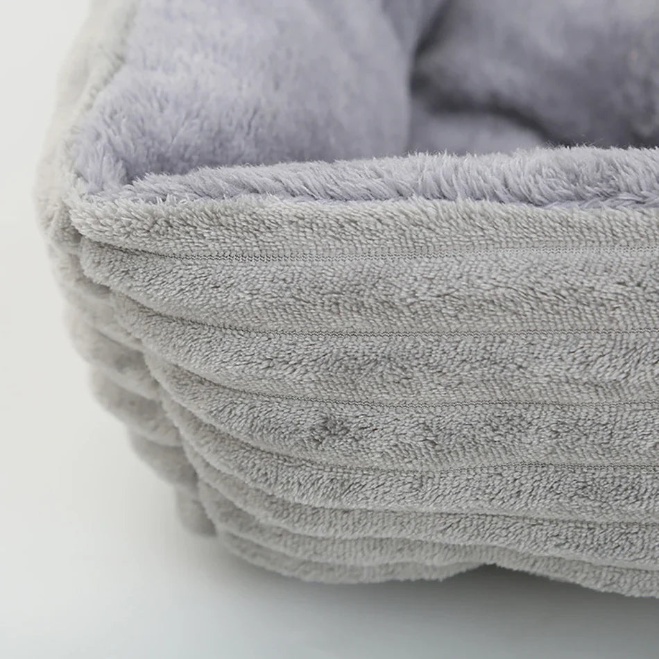 Bed for Dog, Cat, Pet  Plush Kennel, Medium, Small Dog Sofa Bed Cushion, Pet Calming Dog Bed .