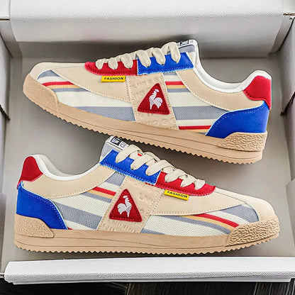 New Men Casual Shoes Fashion Sneakers Outdoor Jogging Breathable Lace-up Leisure Running Walking Comfortable Blade Loafers Brand