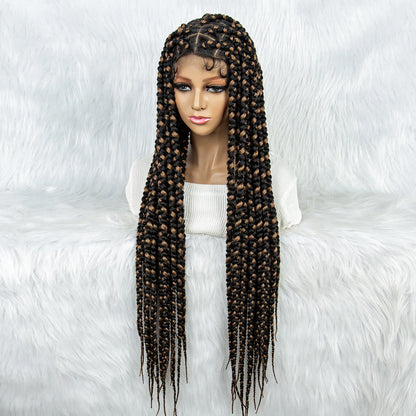 KIMA Colorful Braided Wig | Full Lace | Butterfly Locs & Dreadlocks Options