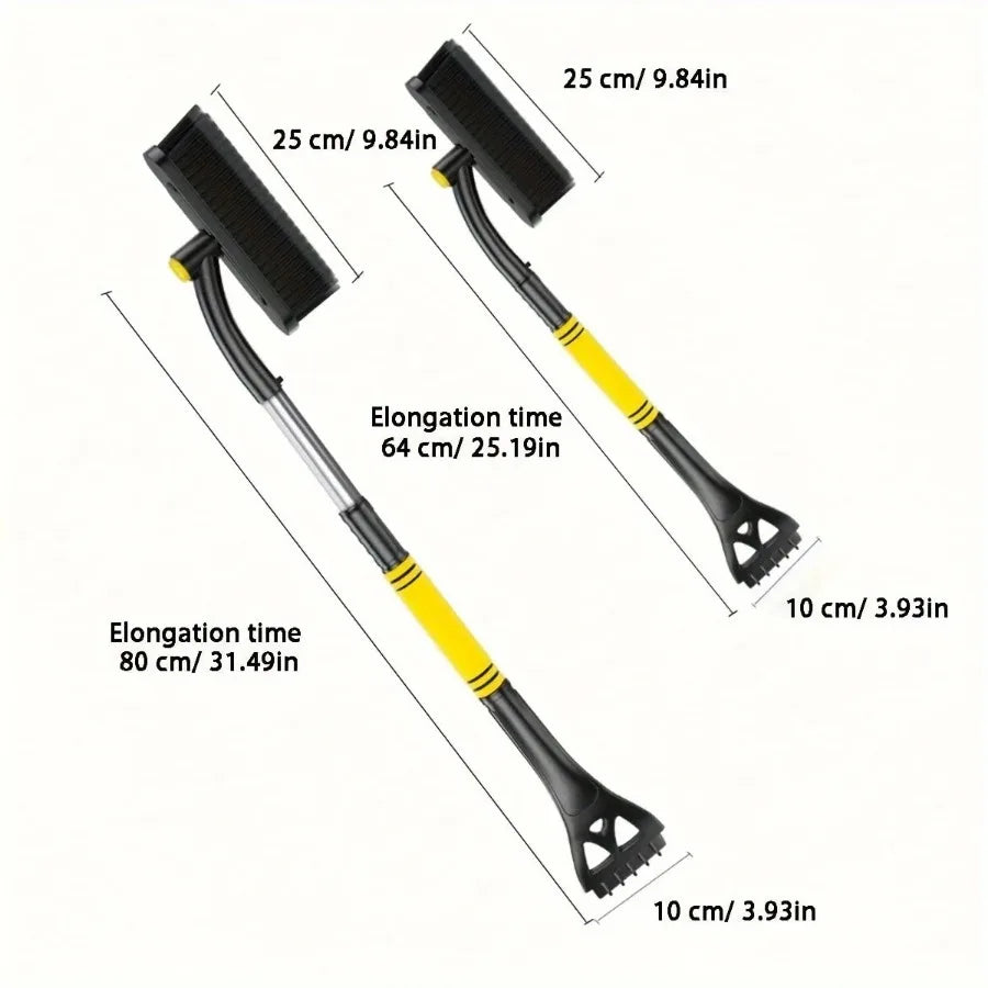 Family car Snow plow tool, Snow brush defrost deicing shovel.