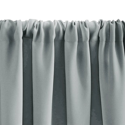 1pc Solid Short Curtain, Small Curtains for Kitchen, Bathroom, High Blackout.