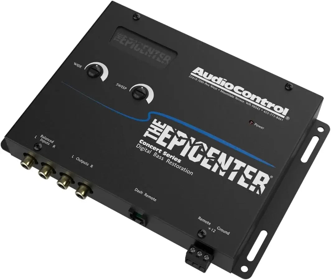 EPICENTER Digital Bass Restoration Control Processor, Car Audio Bass Booster Wired Remote Control.