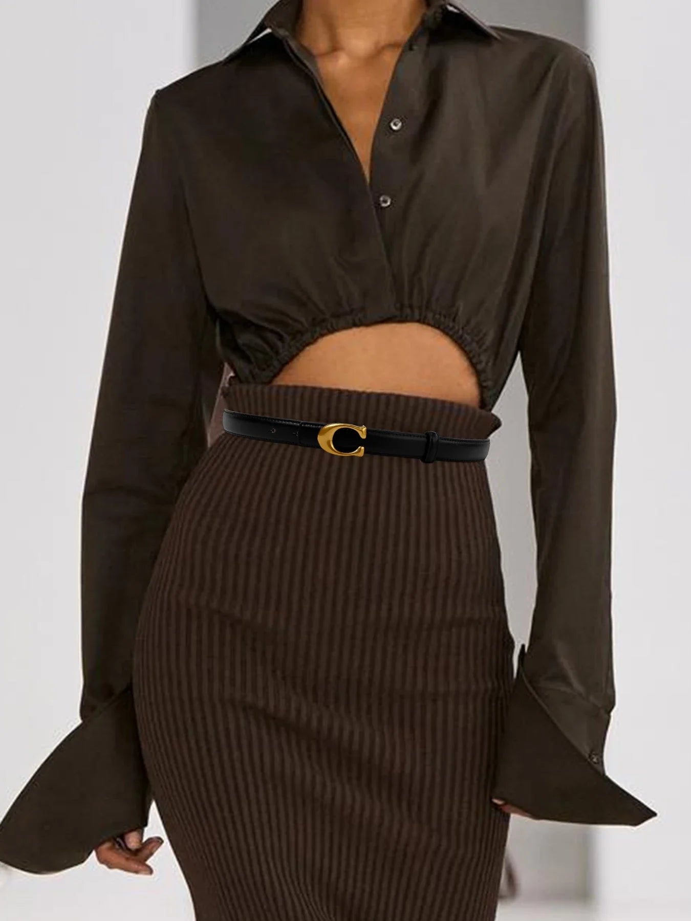 Classic Simple plus Size Extended Women Belt, High-End Fashion Accessory for Dresses And Jeans.