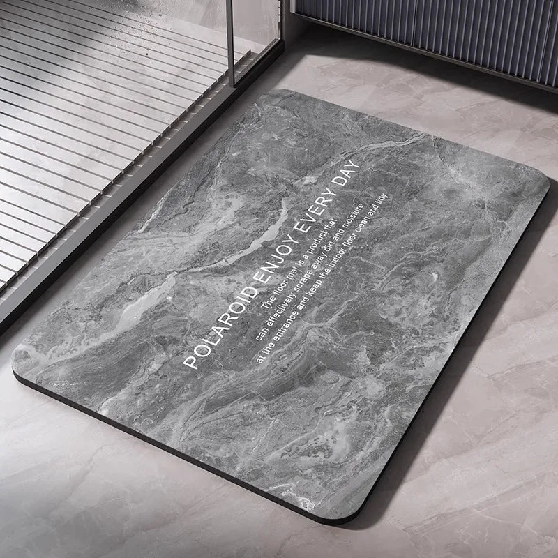 Bath Mats Bathroom  Anti Slip Floor Mat Quick Dry Shower Toilet Rug