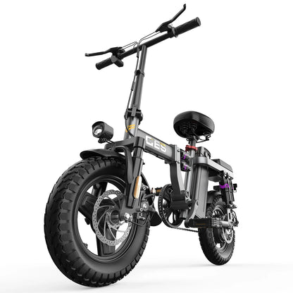UPlee GE5 Adults Electric Bike 750W Peak Motor 48V 15AH Removable Battery Electric Bicycle 14 Inch Folding Urban leisure e bike