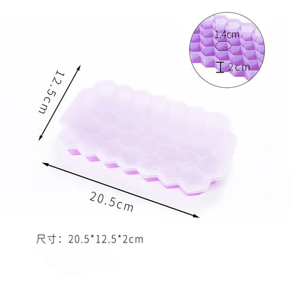 4/2/1PCS Silicone Ice Cube Mold,148 Cube Large-capacity Ice Trays, Food Grade Ice Maker Reusable with Lids.