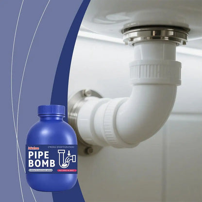 300g Powerful Drain Cleaner Fast Acting Pipe Unblocker, Remove Hair ,Grease, Food Waste, for Kitchen Sink Bathroom Shower.