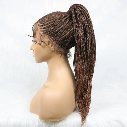 Kima Cornrow & Bantu Knot Braided Wig | Stitch Braids | Full Lace | Heat-Resistant Synthetic Hair