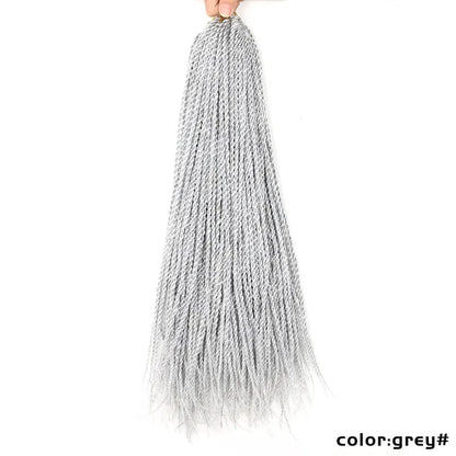 Full Star Senegalese Twist Crochet Braids | 30 Strands/Pack | Ombre Colors